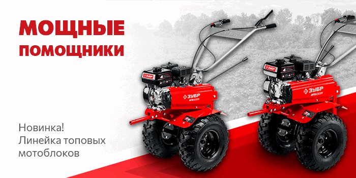 Популярные модели мотоблоков Зубр